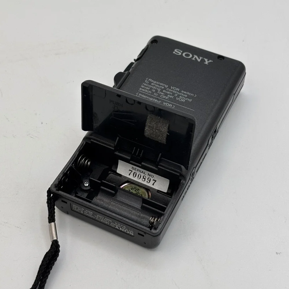 Sony M-529V Microcassette-Corder & TCM-S66V Cassette-Corder VOR Bundle FOR PARTS